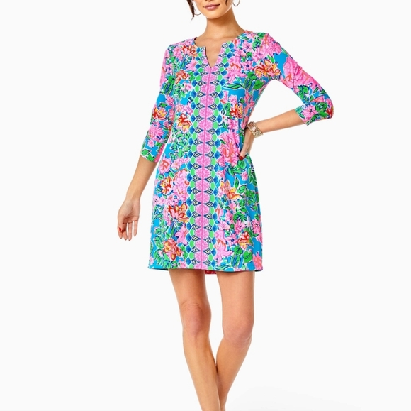 Lilly Pulitzer Dresses & Skirts - Lilly Pulitzer UPF 50 Engineered Chilly Lilly Nadine Dress
